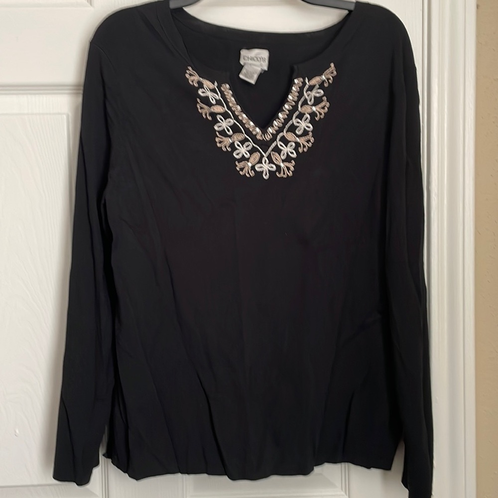 Chico’s Long Sleeve shirt size 3